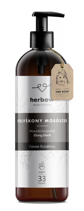 Herbow folyékony mosószer fekete ruhákhoz-aloe 1000 ml