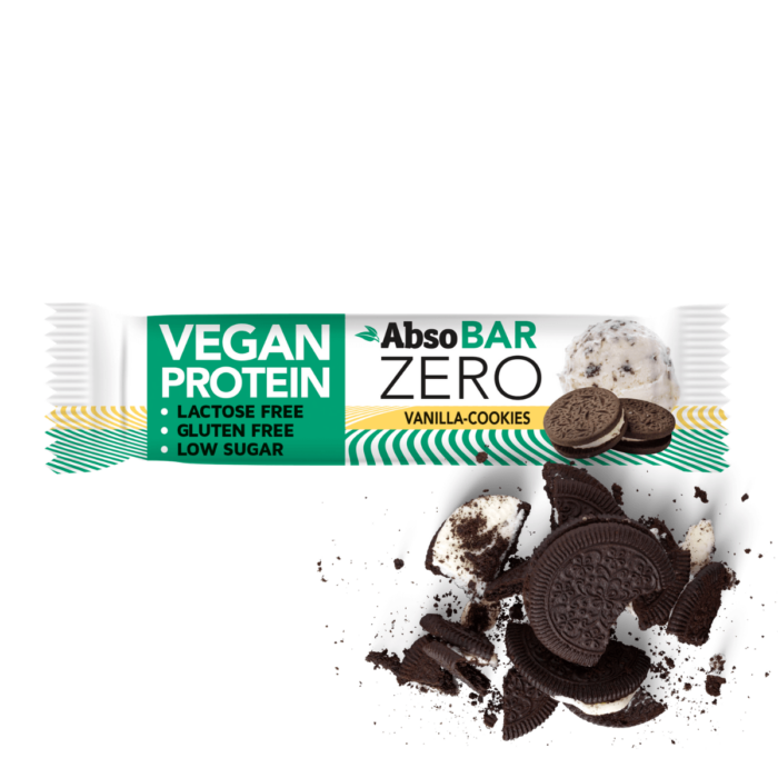 Absorice absobar zero vegan proteinszelet vanilla cookies 40 g