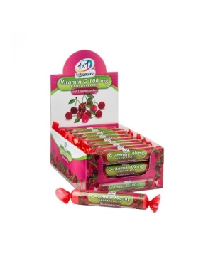 1x1 vitamin c-vitamin 100 mg szőlőcukor rágótabletta cseresz 17 db