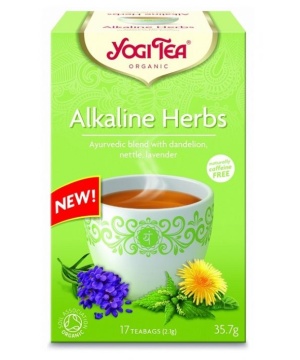 YOGI TEA Bio Lúgosító Gyógynövényes Tea 17 filter