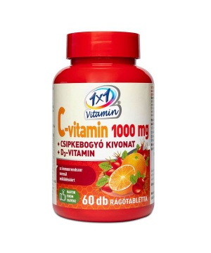 1X1 Vitamin C-vitamin 1000mg + csipkebogyó kivonat + D3 vitamin