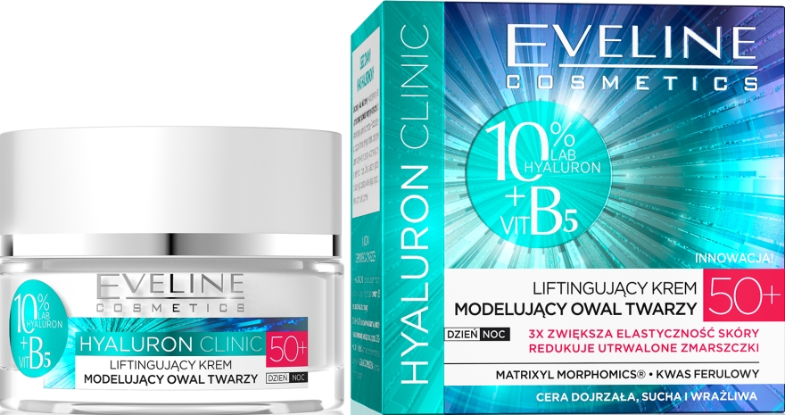 Eveline Cosmetics Hyaluron 4D 50+ krém 50ml