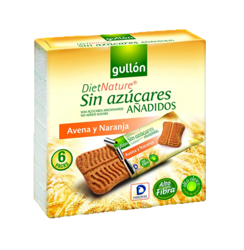 Gullón snack zabos-narancsos keksz 144 g