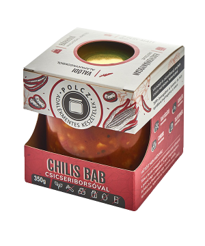 Polcz chilis bab csicseriborsóval adalékmentes készétel 350 g