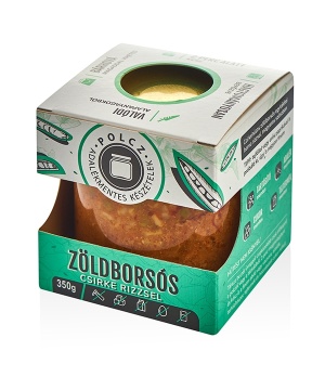 Polcz zöldborsós csirke rizzsel adalékmentes készétel 350 g