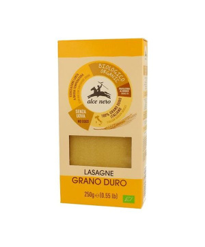 Alce Nero bio lasagne durum búzadarából 250 g