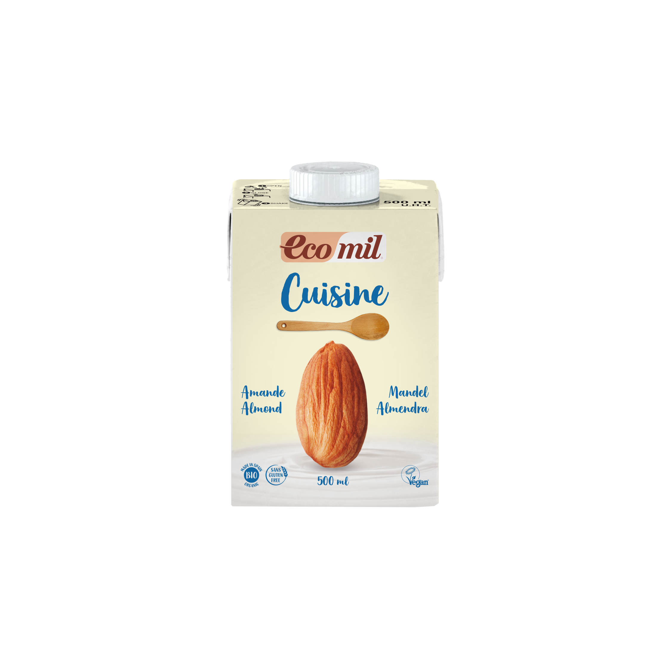 Ecomil bio konyhai fozoalap mandulából 500 ml