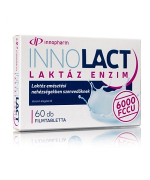 Innopharm innolact laktáz enzim 6000 fccu filmtabletta 60 db