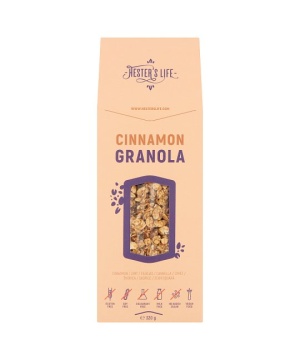 Hester's life cinnamon granola fahéjas granola 320 g
