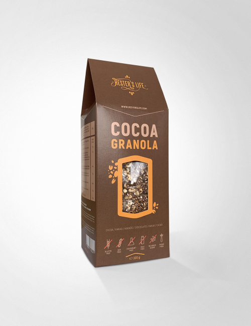 Hester's life cocoa granola kakaós granola 320 g