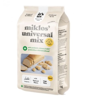 Its us miklos universal mix plus prebiotikus cikória inulinnal lisztkeverék 1000 g