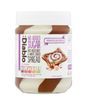 Diablo mogyoró és fehércsoki krém 350 g