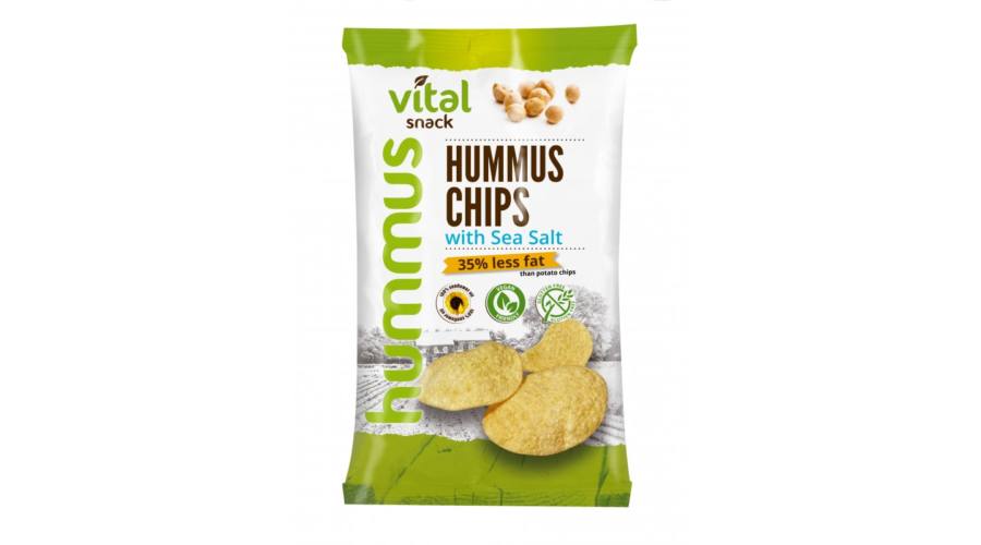 Vital humusz chipsz tengeri sóval 65 g