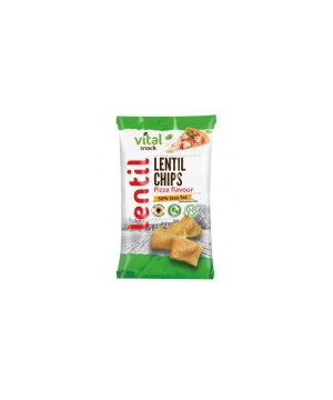 Vital lencse chips pizza 65 g