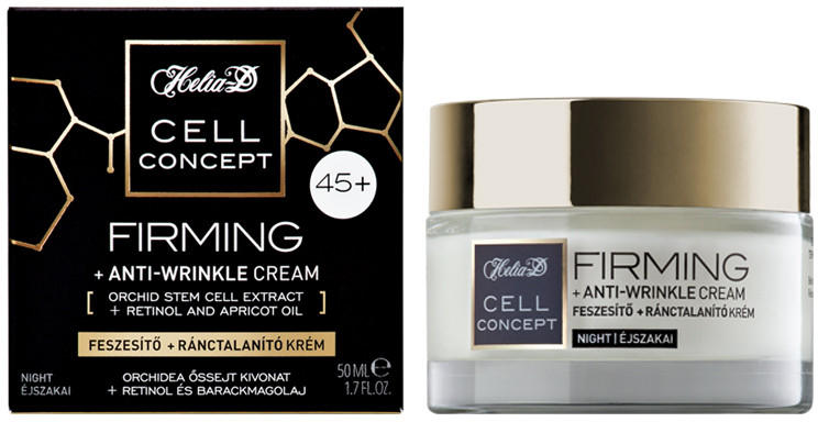 Helia-D cell concept 45+ feszesítő+ránctalanító éjszakai krém 50ml