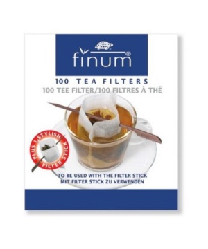 Finum papír teafilter pálcikával 100 db
