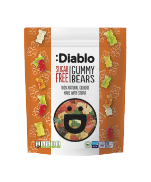 Diablo cukormentes gumimaci cukorkák