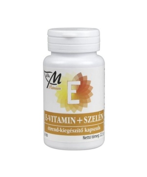 Dr. m prémium e-vitamin + szelén étrend-kiegészíto kapszula 60 db