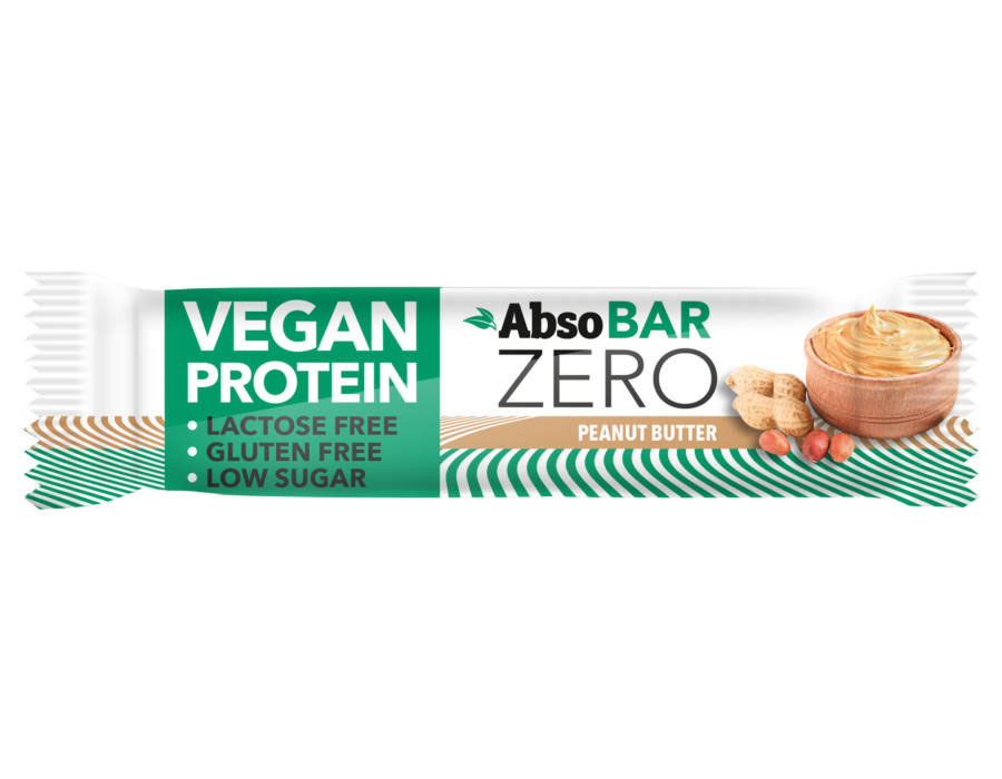 Absobar zero vegan protein szelet mogyoróvaj 40 g