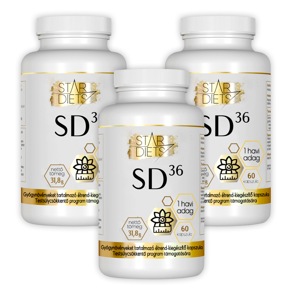 Stardiets SD36 fogyókúrás étrend-kiegészíto kapszula 60 db