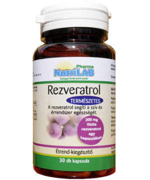 Nutrilab rezveratrol kapszula 30 db