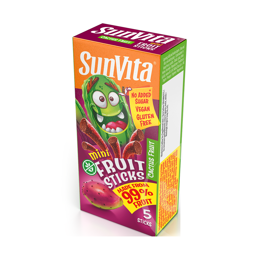 Sunvita mini fruit sticks kaktuszgyümölcs 5 db 50 g