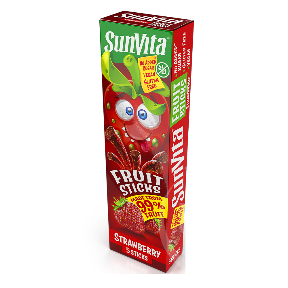 Sunvita fruit sticks eper 5 db 100 g