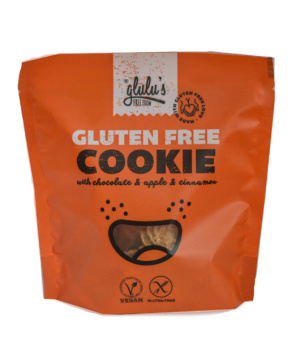 Glulu's freefrom csokoládés almás-fahéjas keksz 100 g