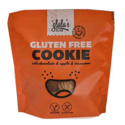 Glulu's freefrom csokoládés almás-fahéjas keksz 100 g