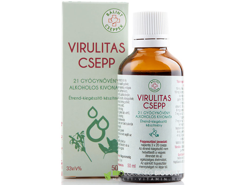 Bálint cseppek virulitás csepp 50 ml