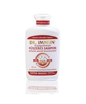 Dr. immun 25 gyógynövényes hajsampon serkento fuszerkivonattal 250 ml