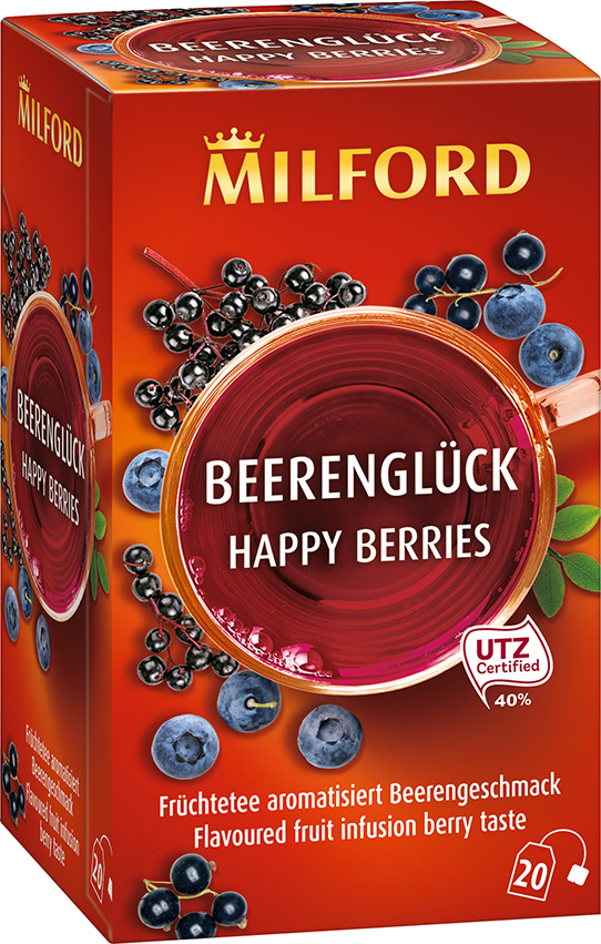 Milford Bogyósgyümölcs ízu gyümölcstea 20x2