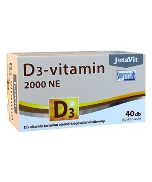 Jutavit d3 vitamin 2000 NE lágykapszula 40 db