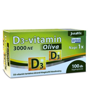 Jutavit d3-vitamin 3000 NE olíva 100 db