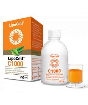 Lipocell c1000 liposzómás c-vitamin és bioflavonoid tartalmú folyékony étrend-kiegészíto 250 ml