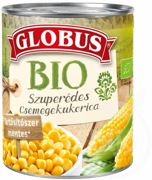 Globus bio szuperédes csemegekukorica konzerv 1 db