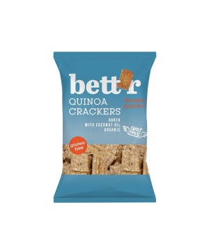 Bettr bio vegán gluténmentes quinoa kréker füstölt paprika 100 g
