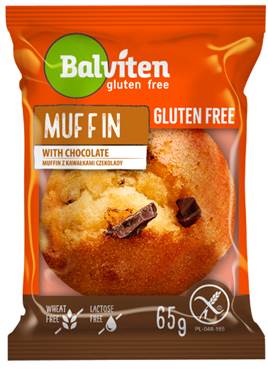 Balviten gluténmentes muffin csokidarabokkal 65 g