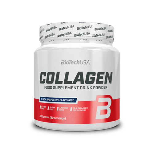 Biotech collagen italpor fekete málna 300 g