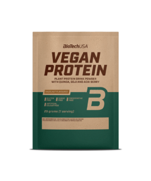 Biotech vegan protein mogyoró ízű fehérje italpor 25 g