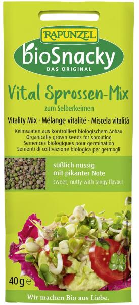 Rapunzel bio snacky vitalitás csíramagkeverék 40 g