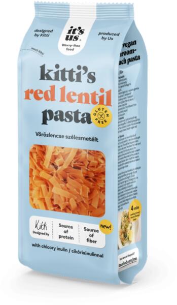 It's us Kitti's vöröslencse száraztészta szélesmetélt 200 g