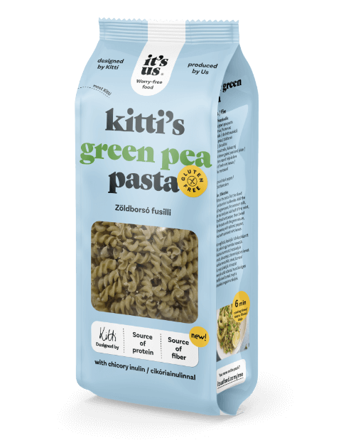 It's us Kitti's zöldborsó száraztészta fussili 200 g