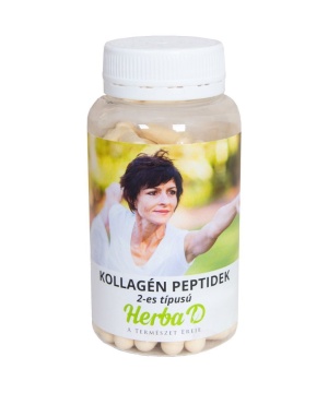 Herba-D kollagén peptid 2-es tipusú kapszula 100 db