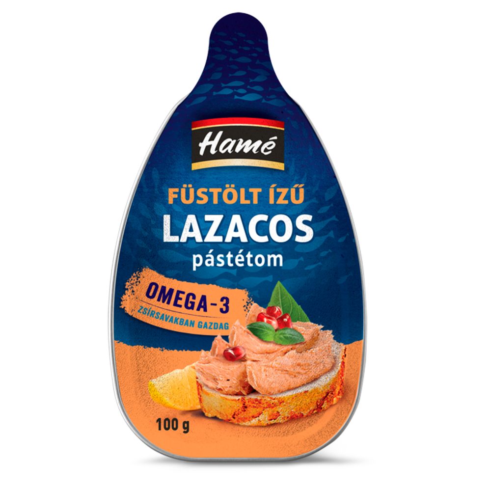Hamé lazacos pástétom füstölt 100 g