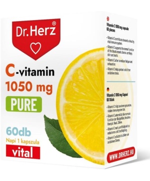 Dr.herz c-vitamin 1050 mg pure kapszula 60 db