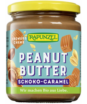 Rapunzel bio földimogyorókrém csokoládés-karamellás 250 g