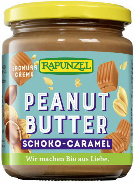 Rapunzel bio földimogyorókrém csokoládés-karamellás 250 g