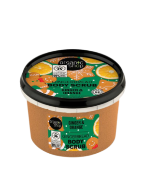 Organic Shop bio cukros testradír mézeskalácsos gyömbérrel és naranccsal 250 ml