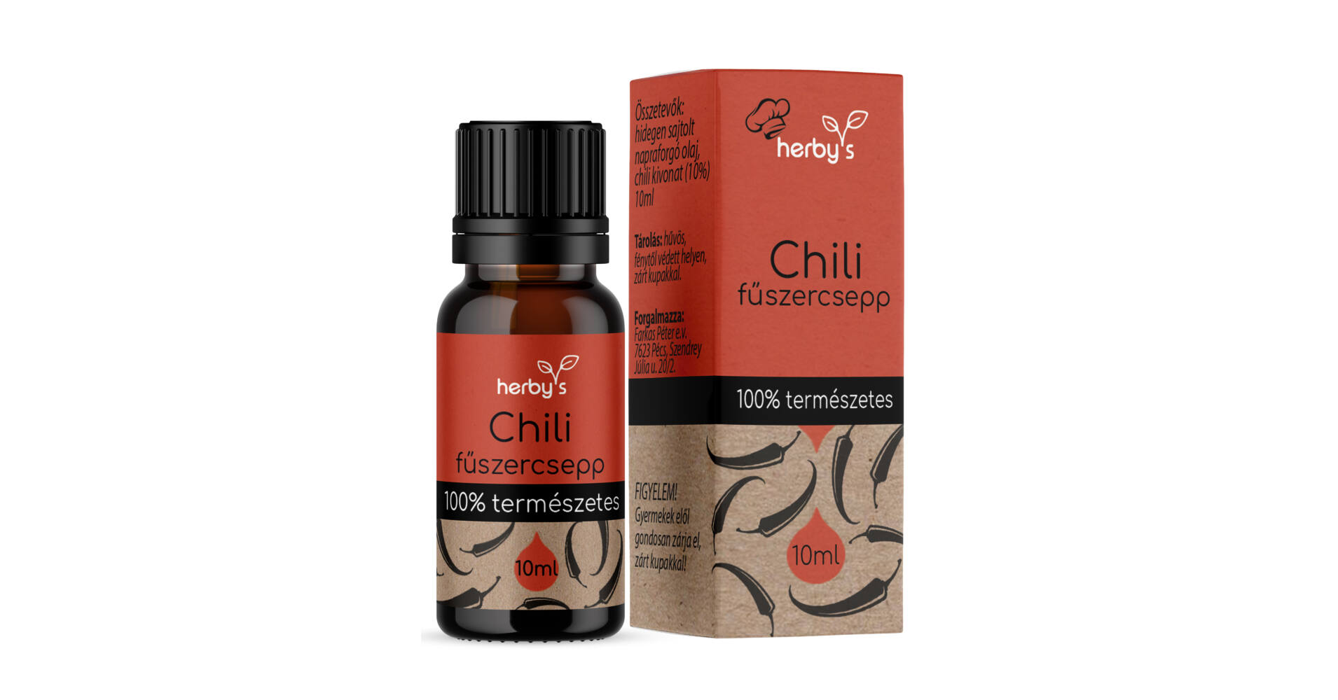 Herbys chili fűszercsepp 10 ml